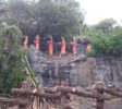Dambulla cave temple monks