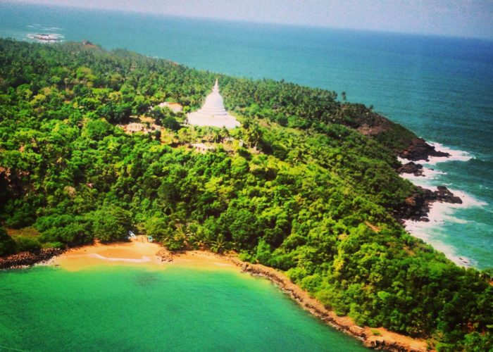 Japanese Peace Pagoda view
